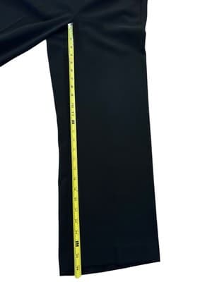 J CREW Black Wide Leg Capri Pants Size 4 Pockets Classic Trendy - Thumbnail 9