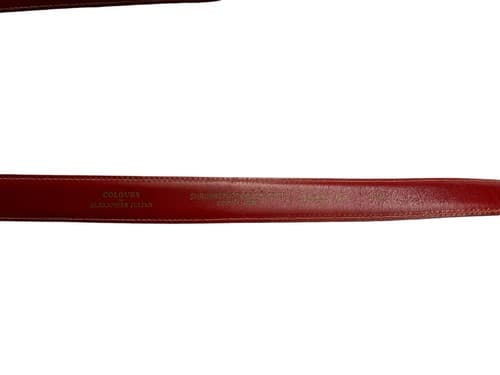 Colors By Alexander Julian Size 36 Brown Leather Belt 1990’s Vintage Boho Men - Thumbnail 2