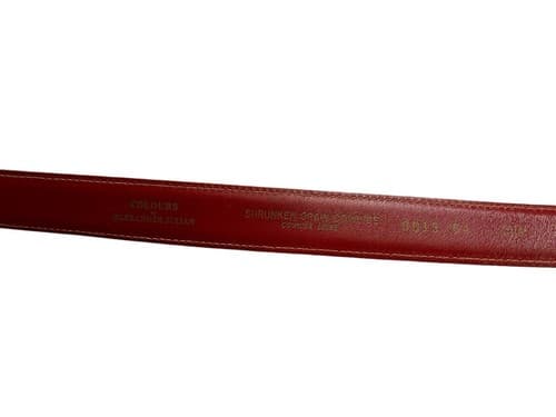Colors By Alexander Julian Size 36 Brown Leather Belt 1990’s Vintage Boho Men - Thumbnail 3