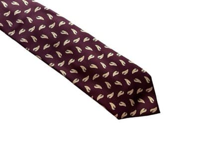 Vintage LANVIN Silk Tie Old Money Classic Elegant Luxury Menswear Made In Italy - Thumbnail 5