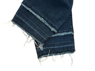 Size 16R Skinny Crown & Ivy Womens Blue Jeans Pants Stretchy Distressed Fringe - Thumbnail 5