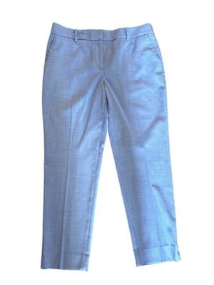 10P Petite Talbots Hampshire Ankle Pants Blue Elegant Classic Spring Summer - Thumbnail 2