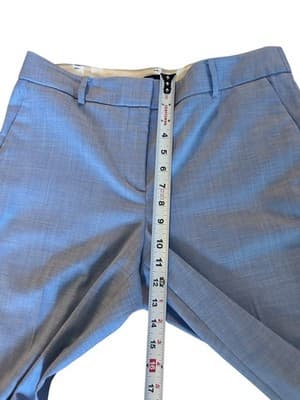 10P Petite Talbots Hampshire Ankle Pants Blue Elegant Classic Spring Summer - Thumbnail 4