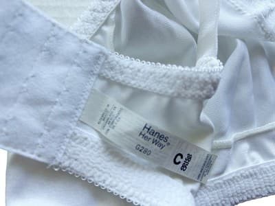 38C Vintage White Bra Hanes Her Way NWT NOS Pinup Lingerie - Thumbnail 5
