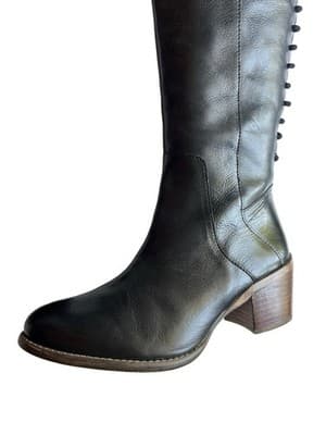 8 Vintage Y2K Lace Up Corset Boots Over The Knee Fairycore Renaissance Festival - Thumbnail 9