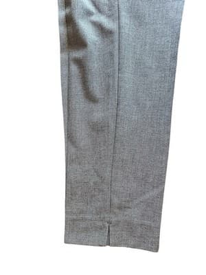 10P Petite Talbots Hampshire Ankle Pants Gray Elegant Classic Spring Summer - Thumbnail 4