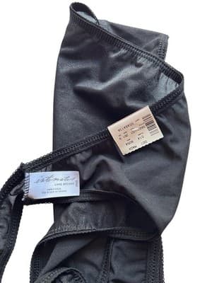 NWT NEW Size 26/28 Lane Bryant Black Plus Size Panty Black Intimates Thong - Thumbnail 4