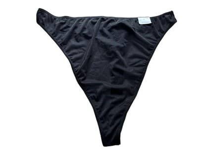NWT NEW Size 26/28 Lane Bryant Black Plus Size Panty Black Intimates Thong - Thumbnail 5