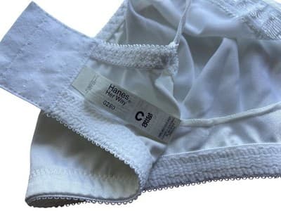 38C Vintage White Bra Hanes Her Way NWT NOS Pinup Lingerie - Thumbnail 6