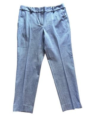 10P Petite Talbots Hampshire Ankle Pants Gray Elegant Classic Spring Summer - Thumbnail 10