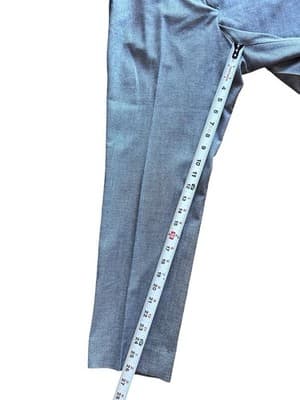 10P Petite Talbots Hampshire Ankle Pants Gray Elegant Classic Spring Summer - Thumbnail 7