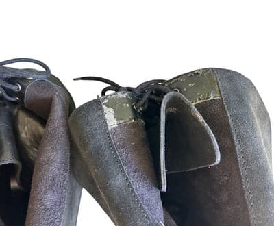 8 Vintage Y2K Lace Up Corset Boots Over The Knee Fairycore Renaissance Festival - Thumbnail 4