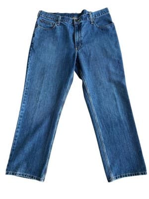Carhartt Men’s Blue Jeans 40x30 Pants Slacks - Thumbnail 3