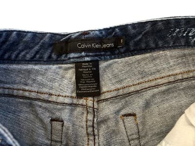 Calvin Klein Blue Jeans Size 8 Denim Pants Slacks Women - Thumbnail 4