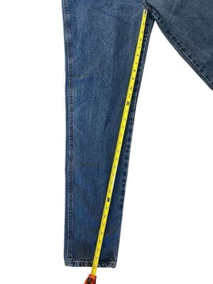 Vintage 1990s Gitano Blue Jeans High Waist 10 Tall Denim Baggy Grunge Streetwear - Thumbnail 6