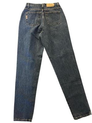 Vintage 1990s Gitano Blue Jeans High Waist 10 Tall Denim Baggy Grunge Streetwear - Thumbnail 4