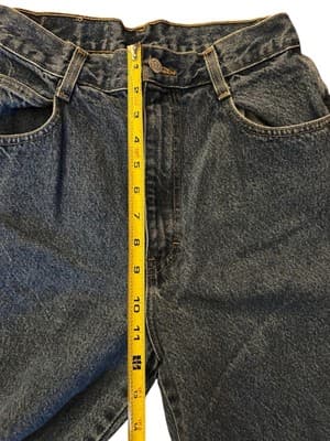 Vintage 1990s Gitano Blue Jeans High Waist 10 Tall Denim Baggy Grunge Streetwear - Thumbnail 8