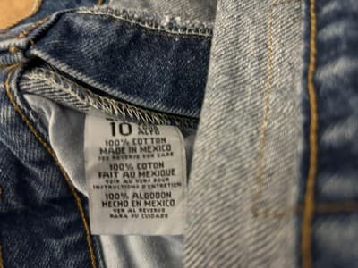 Vintage 1990s Gitano Blue Jeans High Waist 10 Tall Denim Baggy Grunge Streetwear - Thumbnail 5