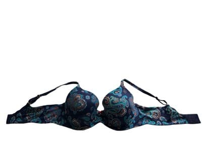 40C Bra Soma Floral Blue Lingerie Floral Paisley Print Embraceable Full Coverage - Thumbnail 2