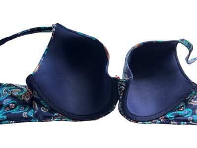 40C Bra Soma Floral Blue Lingerie Floral Paisley Print Embraceable Full Coverage - Thumbnail 3