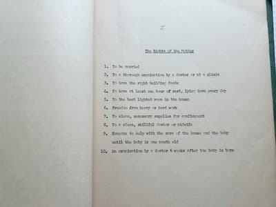 Antique 1935 North Carolina Midwife Classroom Book Vintage Midwifery Instruction - Thumbnail 9