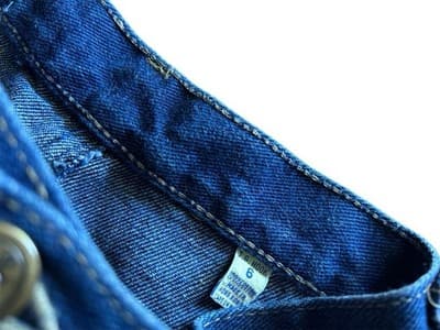 Vintage JG Hook Blue Jean Denim Skirt 1980’s Boho Collegiate Schoolgirl Preppy - Thumbnail 11