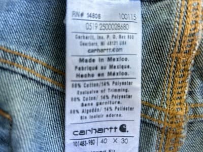 Carhartt Men’s Blue Jeans 40x30 Pants Slacks - Thumbnail 5