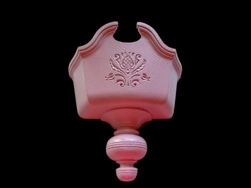 Vintage Pink Wall Hanging Sconce Multi Purpose Holder Home Decor Shabby Cottage - Thumbnail 5
