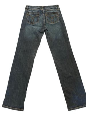 Calvin Klein Blue Jeans Size 8 Denim Pants Slacks Women - Thumbnail 2