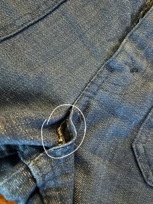 Vtg LEVIS Jeans FRESH PRODUCE Carrot Tab Bell Bottom Sailor Pocket 1970’s 28”W - Thumbnail 9