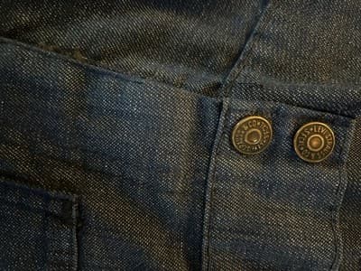 Vtg LEVIS Jeans FRESH PRODUCE Carrot Tab Bell Bottom Sailor Pocket 1970’s 28”W - Thumbnail 11