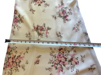 Vtg Y2K Asymmetrical Floral Fairycore Pastel Pink Roses Flutter Sleeve Dress - Thumbnail 6