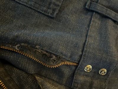 Vtg LEVIS Jeans FRESH PRODUCE Carrot Tab Bell Bottom Sailor Pocket 1970’s 28”W - Thumbnail 13