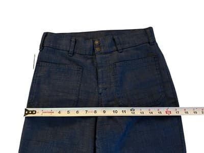 Vtg LEVIS Jeans FRESH PRODUCE Carrot Tab Bell Bottom Sailor Pocket 1970’s 28”W - Thumbnail 18