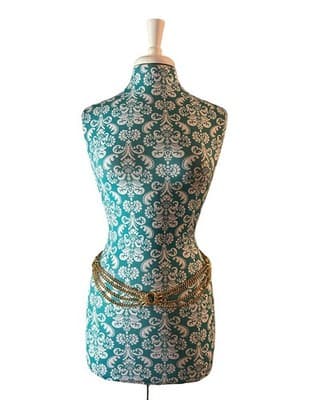 Vintage Draped Gold Gypsy Chain Link Belt Baroque Glam - Thumbnail 6