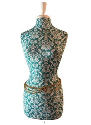 Vintage Draped Gold Gypsy Chain Link Belt Baroque Glam - Thumbnail 4