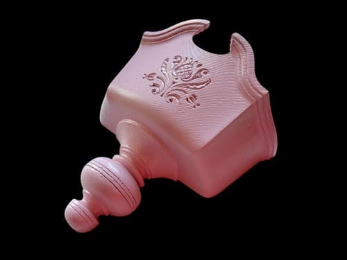 Vintage Pink Wall Hanging Sconce Multi Purpose Holder Home Decor Shabby Cottage - Thumbnail 6