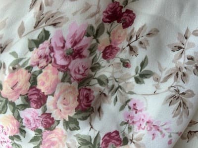 Vtg Y2K Asymmetrical Floral Fairycore Pastel Pink Roses Flutter Sleeve Dress - Thumbnail 10