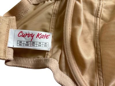 36M Bra Curvy Kate Beige Bra Bralette Wireless No Wire Lingerie - Thumbnail 6