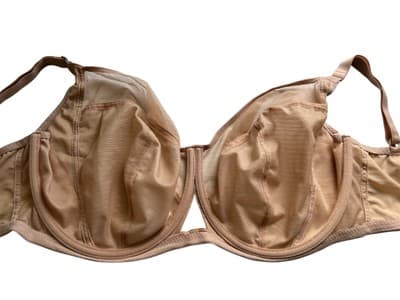 36M Bra Curvy Kate Beige Bra Bralette Wireless No Wire Lingerie - Thumbnail 7