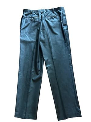 42x32 Men’s Charcoal Gray CALVIN KLEIN Pants Dress Slacks Modern Fit Flat Front - Thumbnail 3