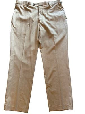 38x32 Men’s LOUIS RAPHAEL Rosso Pants Dress Slacks Modern Fit Flat Front - Thumbnail 5