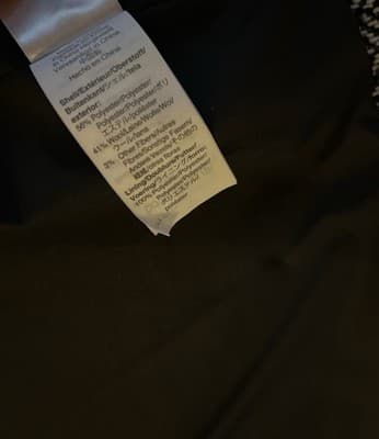 J. Crew City Coat Tweed Zip Front Stand Up Collar Black Womens 8 Old Money Luxe - Thumbnail 13
