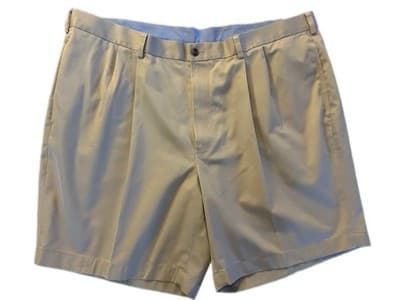 Size 44 Brooks Brothers Preppy Khaki Men’s Summer Spring Shorts FREE SHIPPING - Thumbnail 2