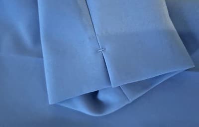 10P Petite Talbots Hampshire Ankle Pants Matching Top Set Blue White Spring - Thumbnail 11