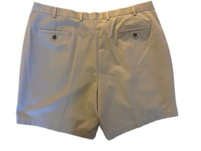 Size 44 Brooks Brothers Preppy Khaki Men’s Summer Spring Shorts FREE SHIPPING - Thumbnail 3