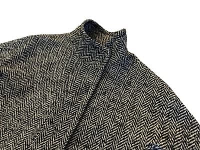 J. Crew City Coat Tweed Zip Front Stand Up Collar Black Womens 8 Old Money Luxe - Thumbnail 17