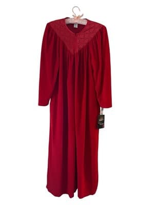 NWT NOS Size M Vintage Vanity Fair Housecoat Robe Zip Front Grannycore - Thumbnail 3