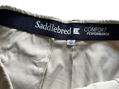 Size 40 SADDLEBRED Preppy Khaki Men’s Summer Spring Shorts FREE SHIPPING - Thumbnail 5