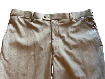 38x32 Men’s LOUIS RAPHAEL Rosso Pants Dress Slacks Modern Fit Flat Front - Thumbnail 2